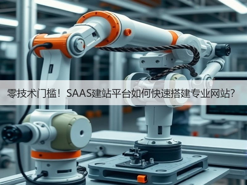零技术门槛！SAAS建站平台如何快速搭建专业网站？