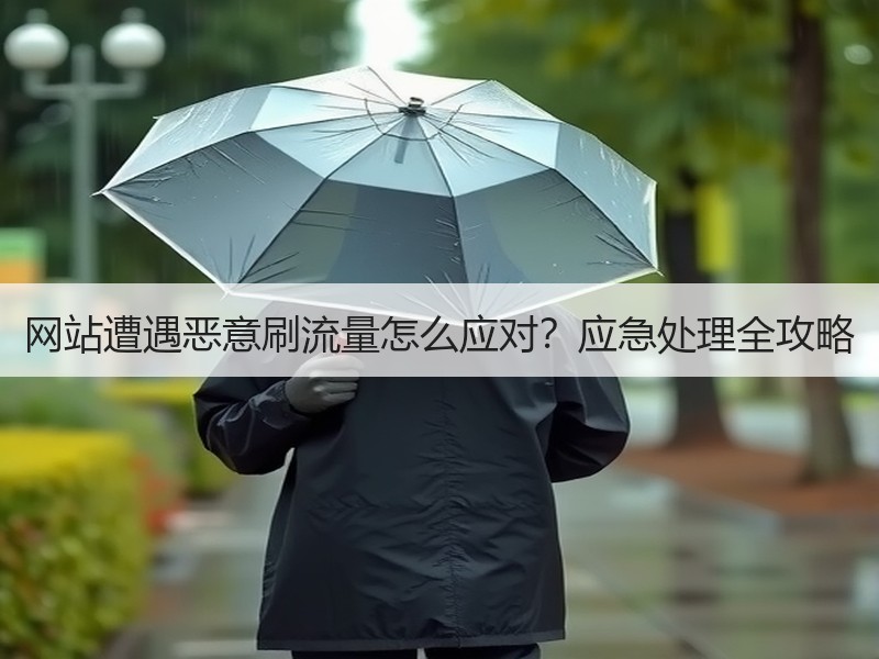 网站遭遇恶意刷流量怎么应对？应急处理全攻略