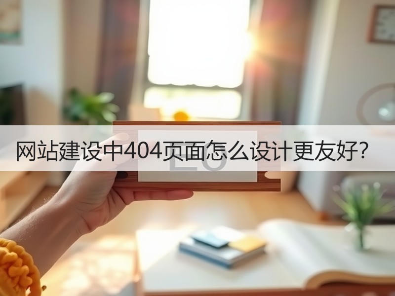 网站建设中404页面怎么设计更友好？