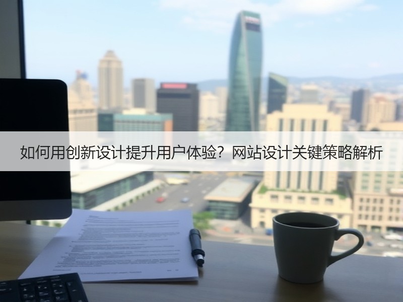 如何用创新设计提升用户体验？网站设计关键策略解析