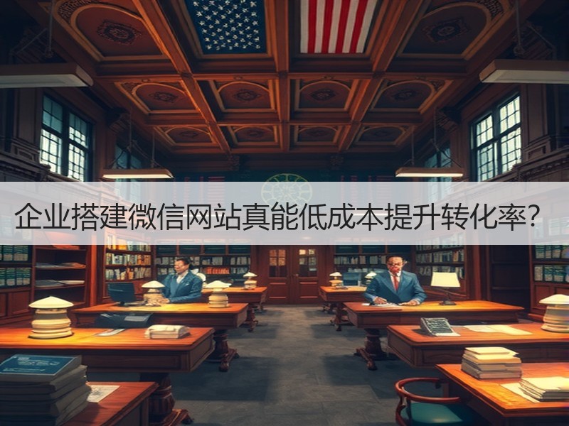 企业搭建微信网站真能低成本提升转化率？