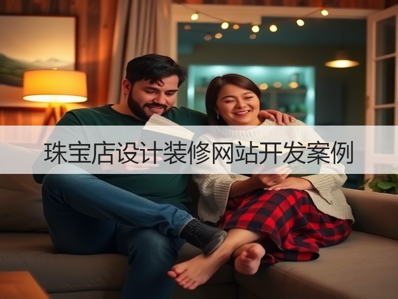 珠宝店设计装修网站开发案例