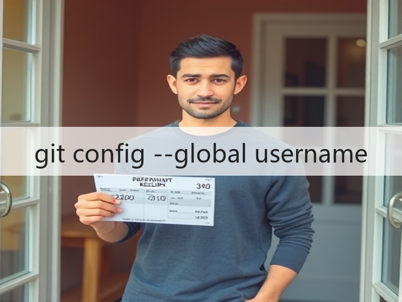 git config --global username