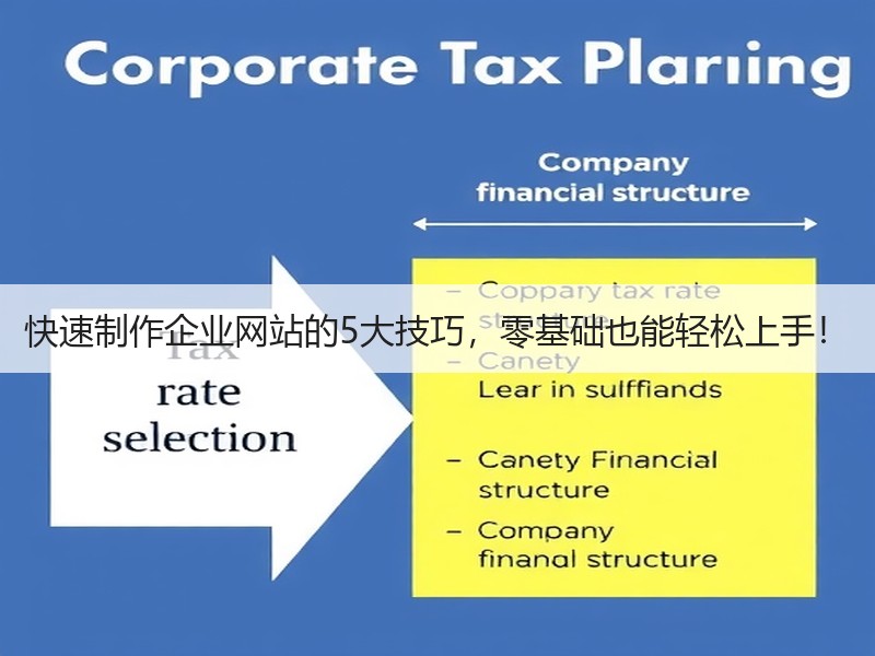快速制作企业网站的5大技巧，零基础也能轻松上手！