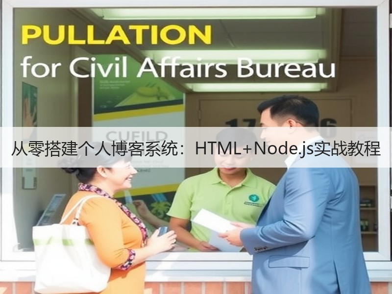 从零搭建个人博客系统：HTML+Node.js实战教程