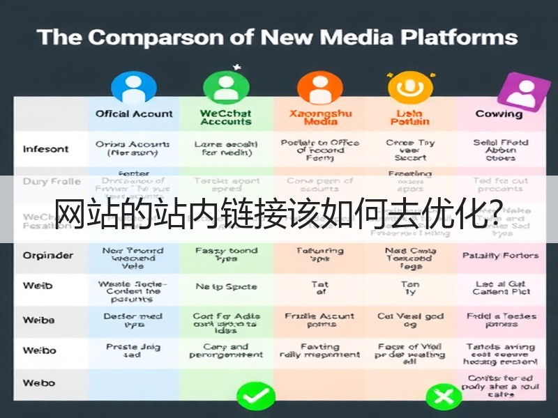 网站的站内链接该如何去优化?