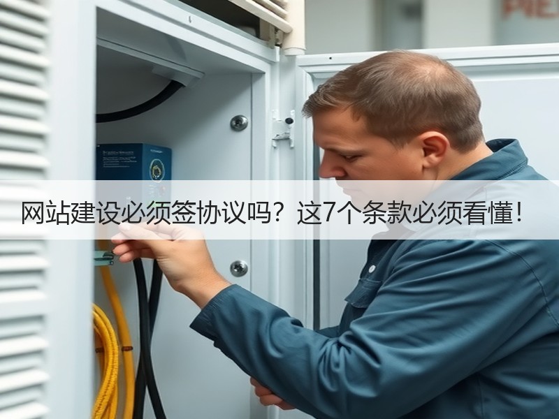 网站建设必须签协议吗？这7个条款必须看懂！