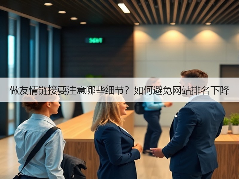 做友情链接要注意哪些细节？如何避免网站排名下降