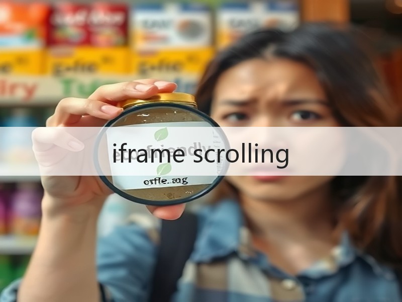 iframe scrolling