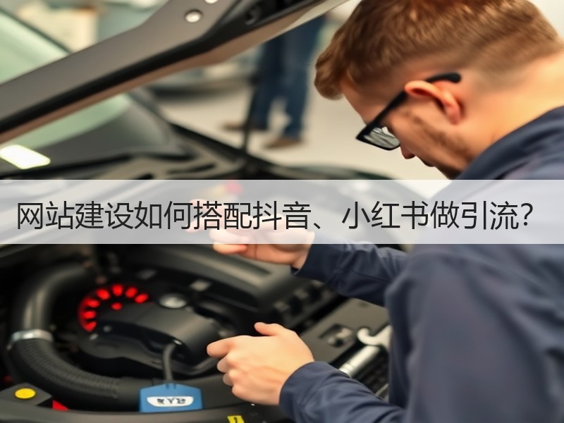 网站建设如何搭配抖音、小红书做引流？