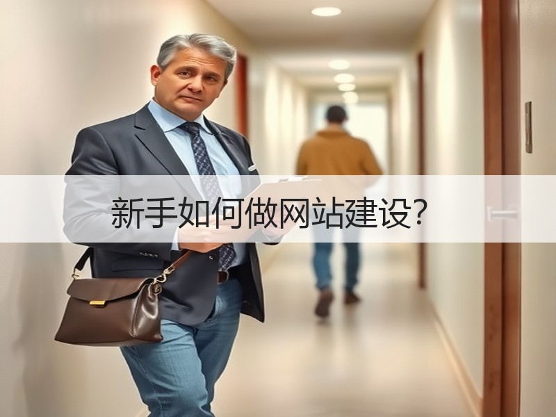 新手如何做网站建设？