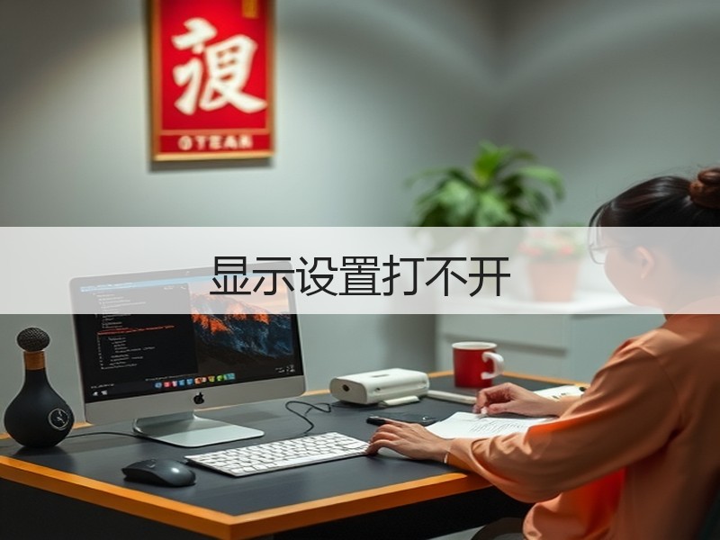 显示设置打不开