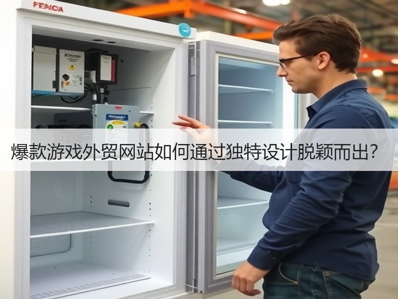 爆款游戏外贸网站如何通过独特设计脱颖而出？