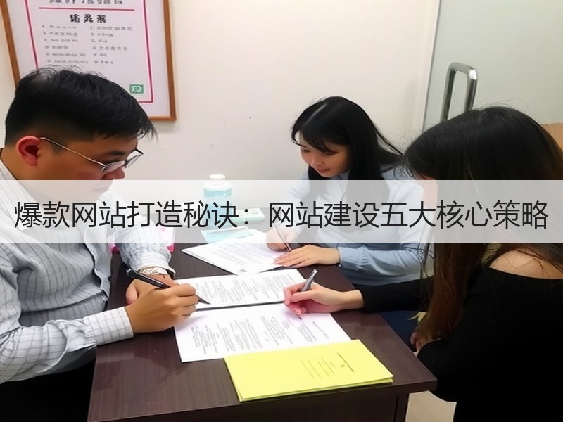 爆款网站打造秘诀：网站建设五大核心策略
