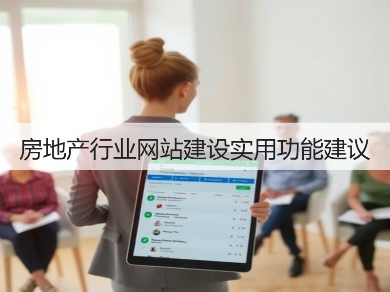 房地产行业网站建设实用功能建议