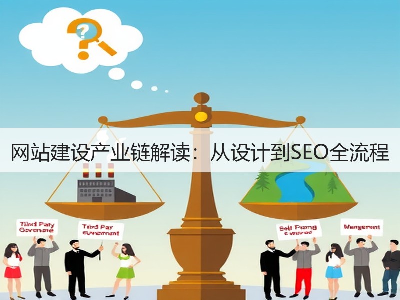 网站建设产业链解读：从设计到SEO全流程