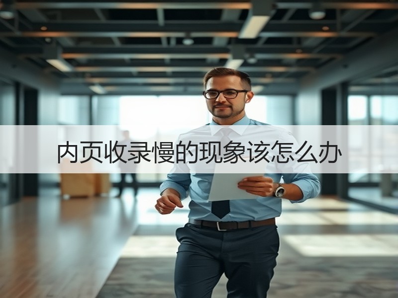 内页收录慢的现象该怎么办