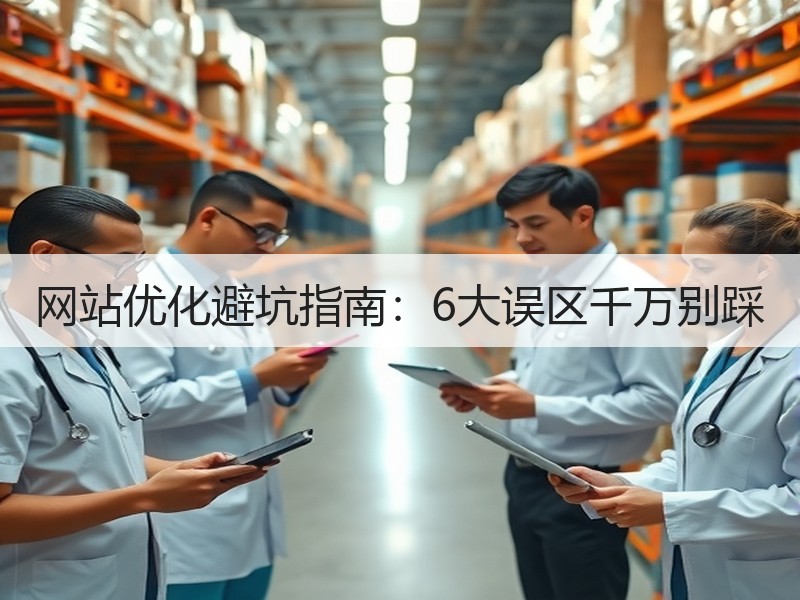 网站优化避坑指南：6大误区千万别踩