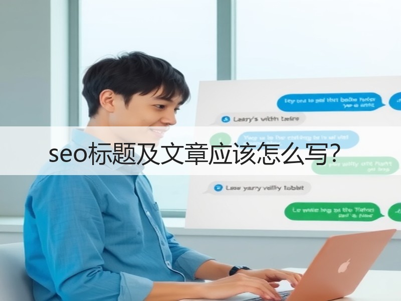 seo标题及文章应该怎么写？
