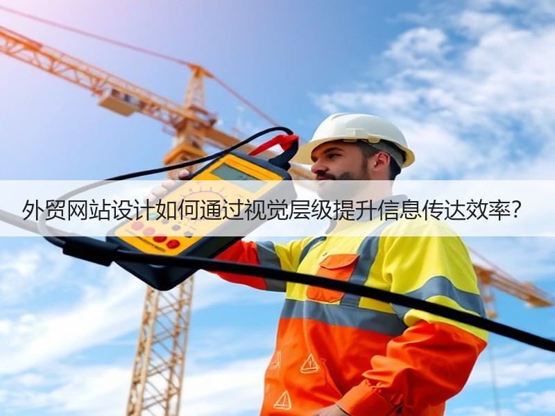 外贸网站设计如何通过视觉层级提升信息传达效率？