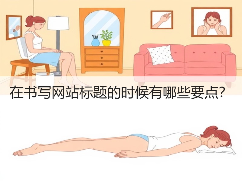 在书写网站标题的时候有哪些要点？