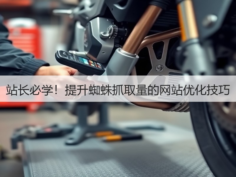 站长必学！提升蜘蛛抓取量的网站优化技巧