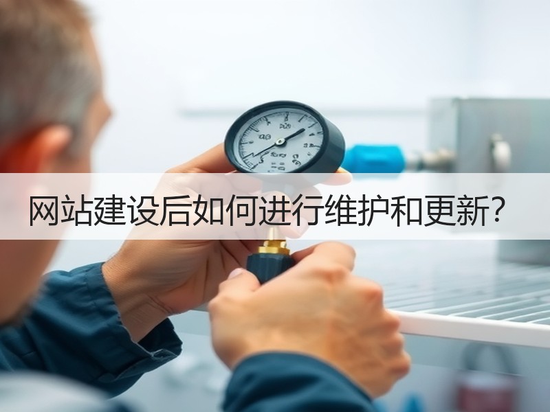 网站建设后如何进行维护和更新？