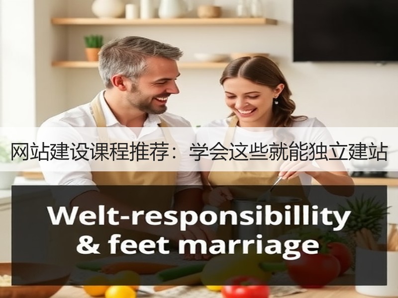 网站建设课程推荐：学会这些就能独立建站
