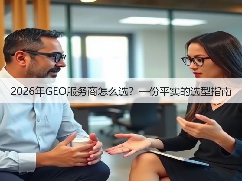 2026年GEO服务商怎么选？一份平实的选型指南