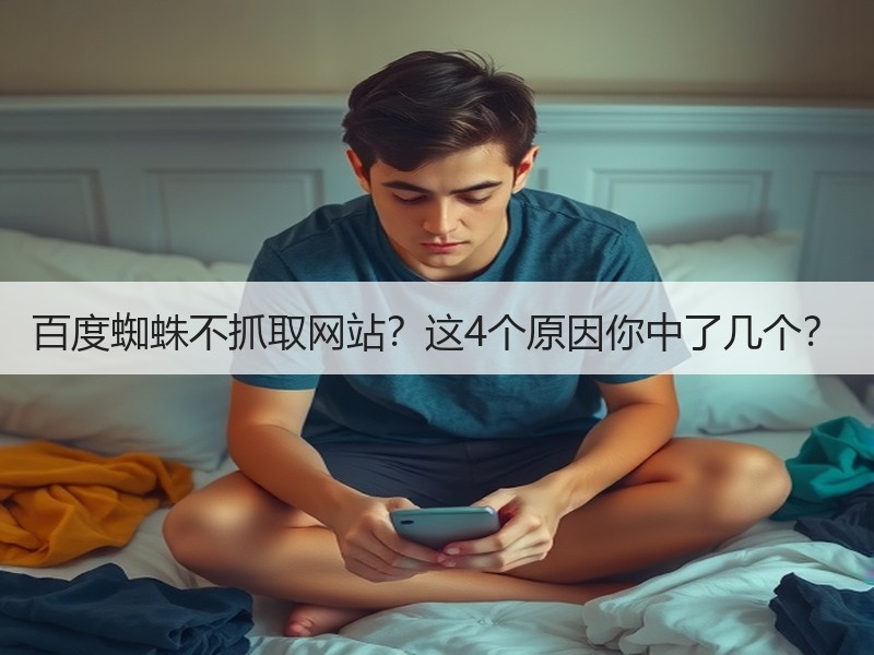 百度蜘蛛不抓取网站？这4个原因你中了几个？