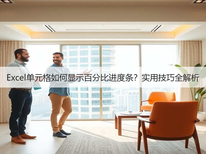 Excel单元格如何显示百分比进度条？实用技巧全解析