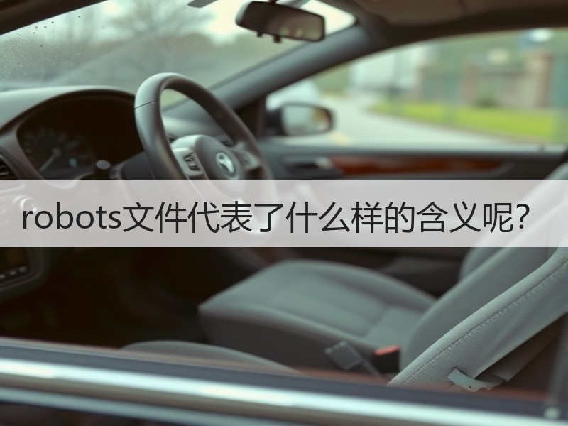 robots文件代表了什么样的含义呢？