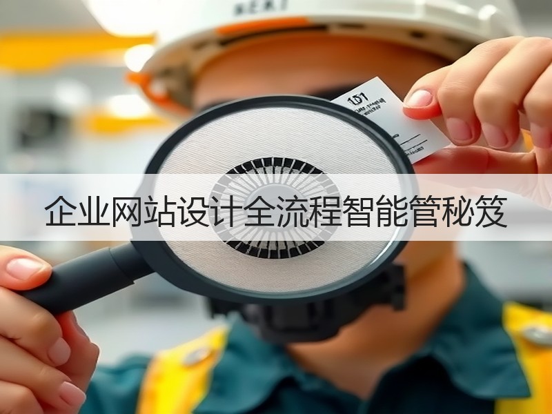 企业网站设计全流程智能管秘笈