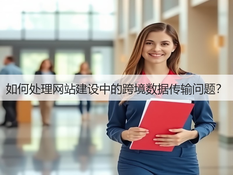 如何处理网站建设中的跨境数据传输问题？
