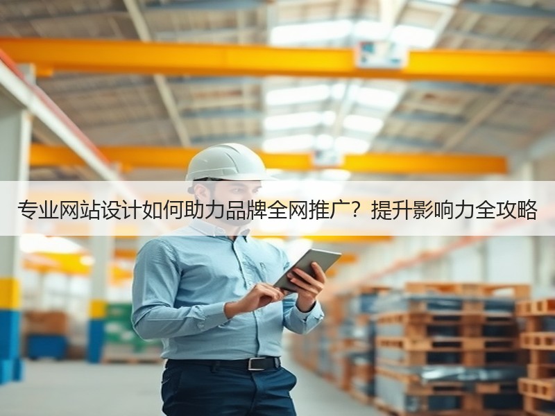 专业网站设计如何助力品牌全网推广？提升影响力全攻略