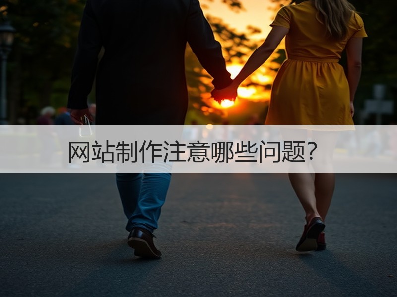 网站制作注意哪些问题？