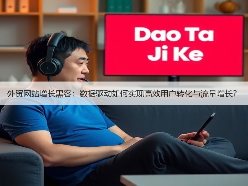 外贸网站增长黑客：数据驱动如何实现高效用户转化与流量增长？