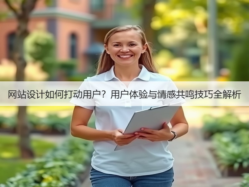网站设计如何打动用户？用户体验与情感共鸣技巧全解析