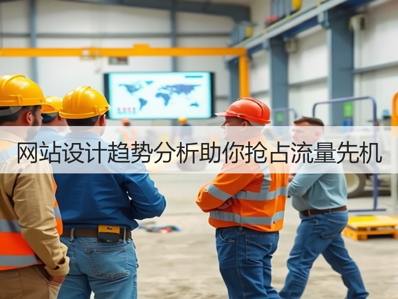 网站设计趋势分析助你抢占流量先机