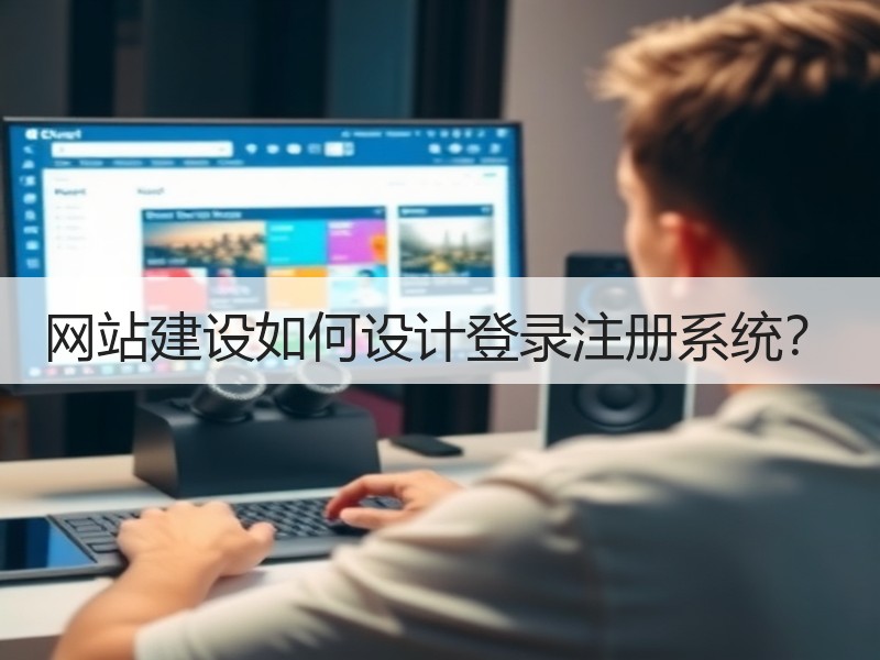 网站建设如何设计登录注册系统？
