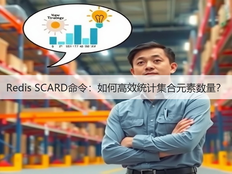 Redis SCARD命令：如何高效统计集合元素数量？