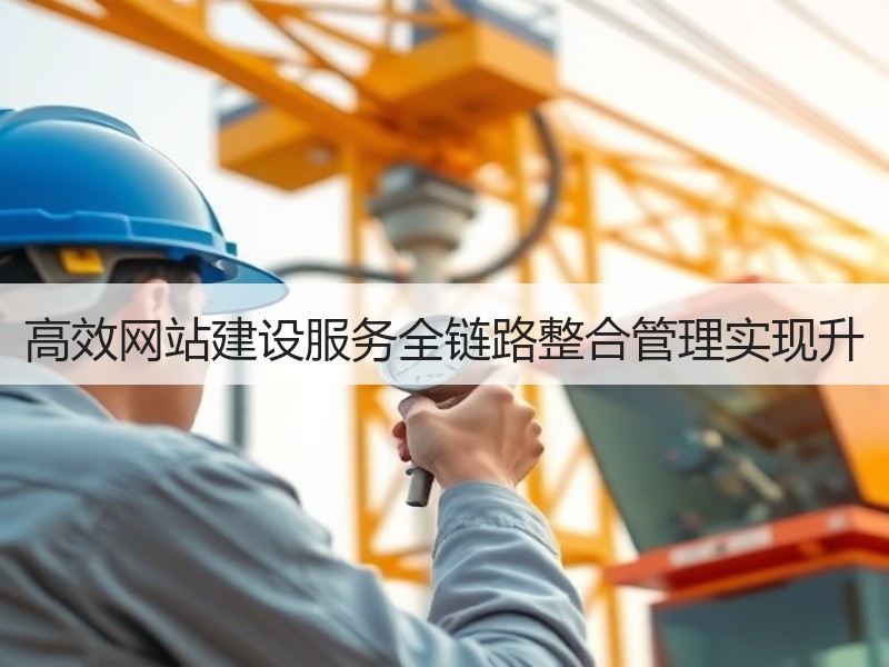 高效网站建设服务全链路整合管理实现升