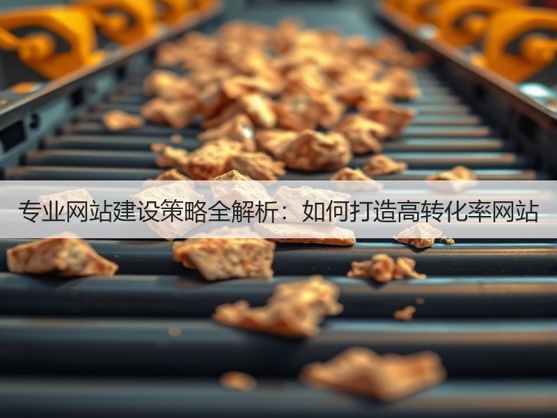 专业网站建设策略全解析：如何打造高转化率网站
