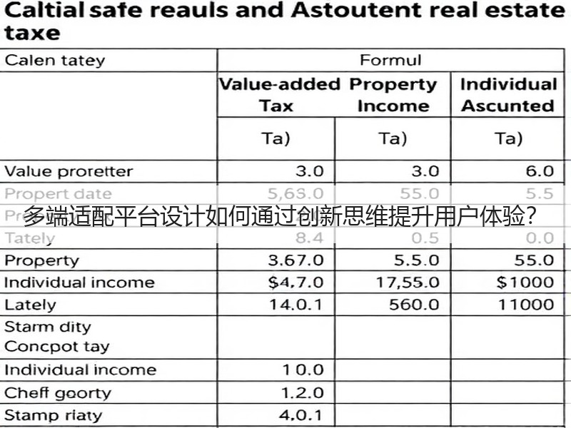多端适配平台设计如何通过创新思维提升用户体验？