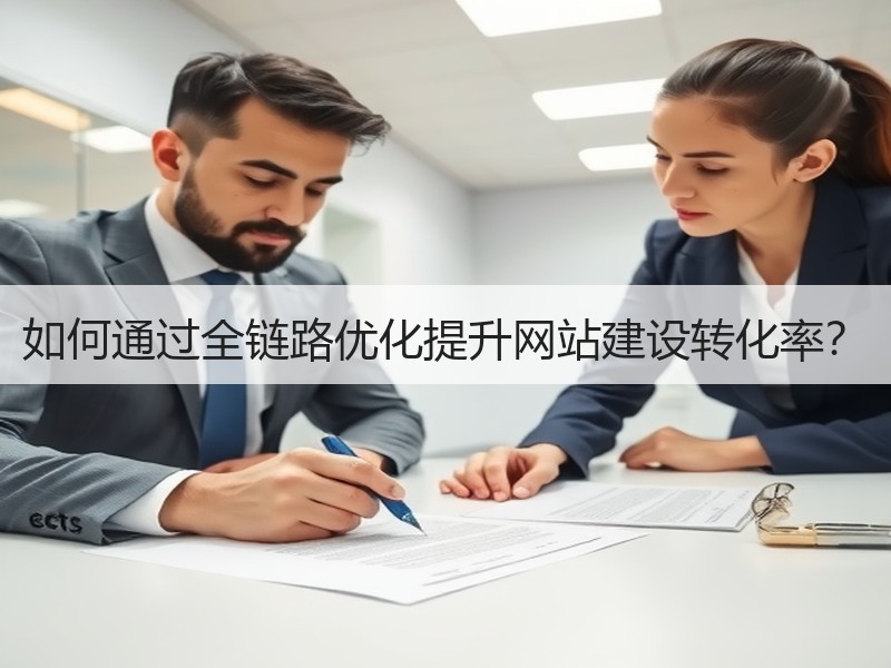 如何通过全链路优化提升网站建设转化率？