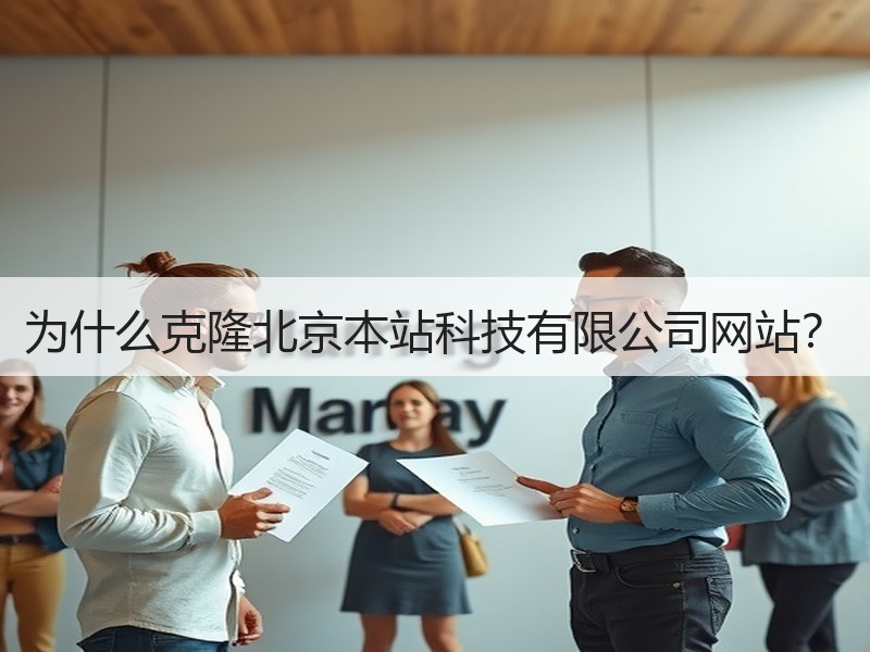 为什么克隆北京本站科技有限公司网站？