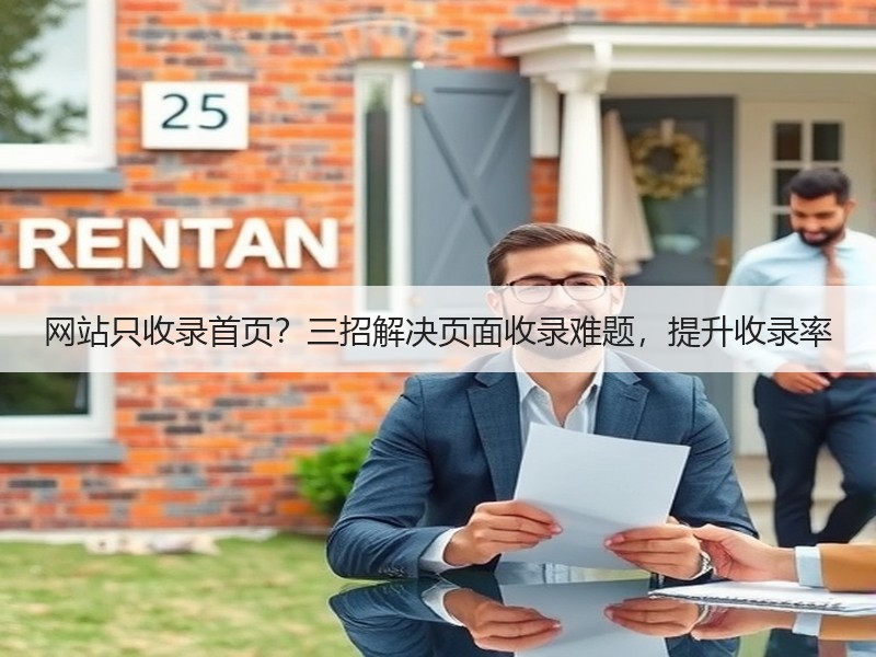 网站只收录首页？三招解决页面收录难题，提升收录率