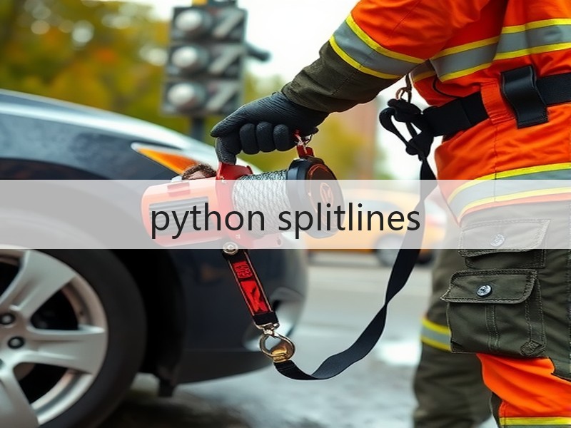 python splitlines