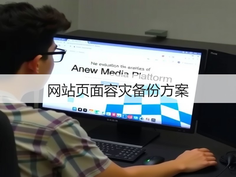 网站页面容灾备份方案