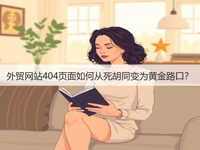 外贸网站404页面如何从死胡同变为黄金路口？
